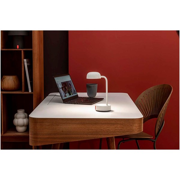 Obrázky: Dobíjecí přenosná stolní lampa, bílá, Obrázek 7