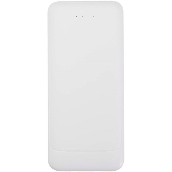 Obrázky: Bílá powerbanka 10 000 mAh s vestavěnými kabely, Obrázek 7