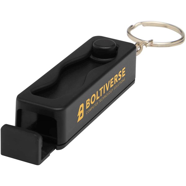 Obrázky: Černý přívěsek/stojánek na telefon s antistresem, Obrázek 4