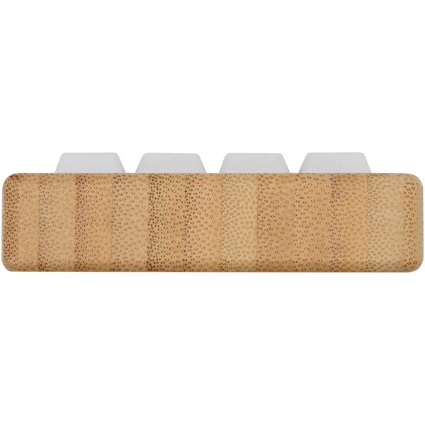 Obrázky: Stojan na telefon z bambusu a bílá antistres.hračka, Obrázek 2