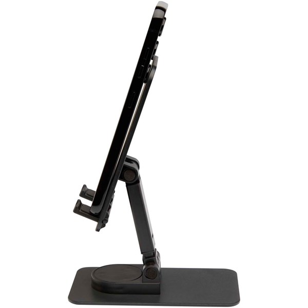 Obrázky: Skládací držák na telefon z rec.plastu, černý, Obrázek 6