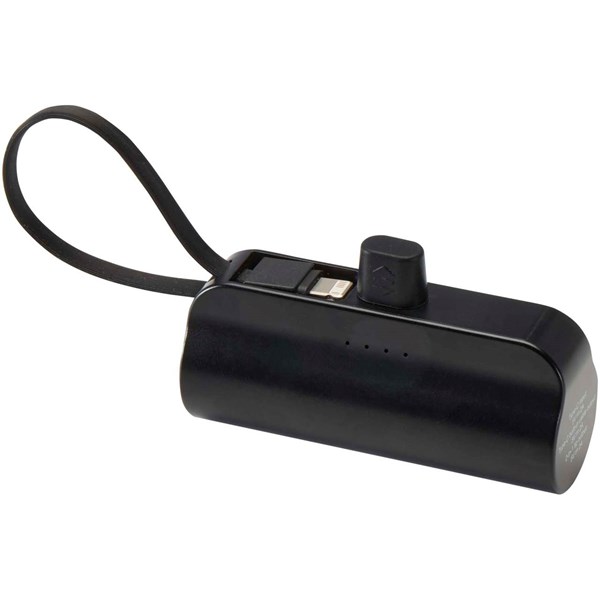 Obrázky: Černá stojánková powerbanka 5000 mAh 10W, Obrázek 4