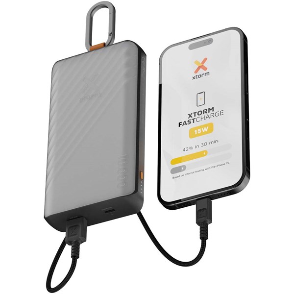 Obrázky: Xtorm solární powerbanka 10 000 mAh 15 W, černá, Obrázek 6