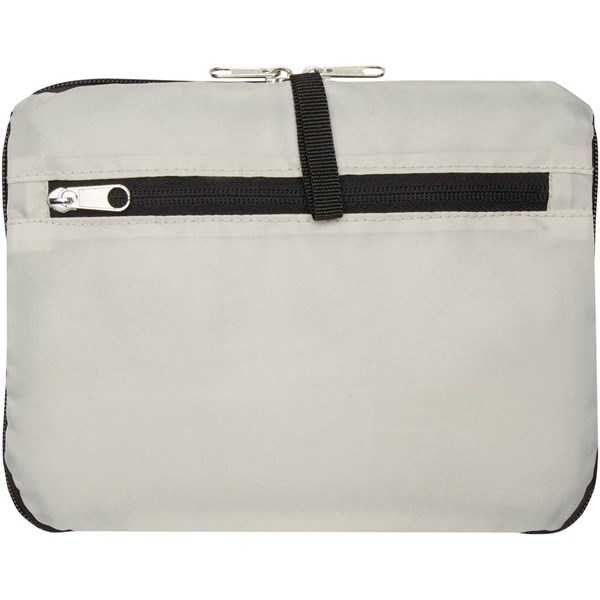 Obrázky: Béžová skládací nákupní taška z RPET, objem 16 l, Obrázek 5