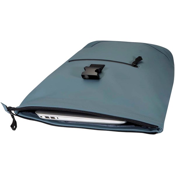 Obrázky: Šedo modrý rolovací GRS batoh 15