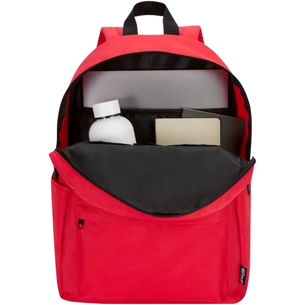 Obrázky: Červený městský GRS batoh na notebook 14