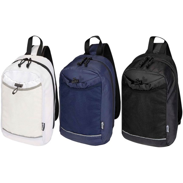 Obrázky: Crossbody GRS taška s hydratační vložkou, 6l, bílá, Obrázek 8