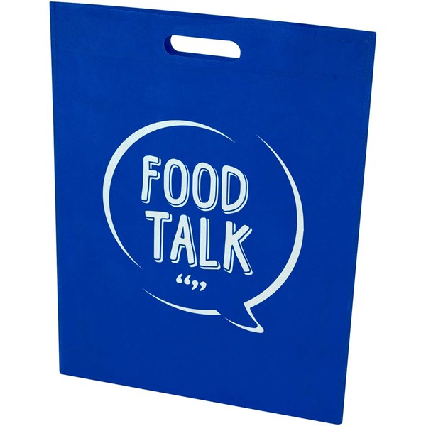 Obrázky: Kr.modrá taška 34 x 43 cm s průhmatem z rec.RPET, Obrázek 7