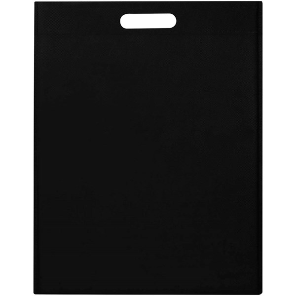 Obrázky: Černá taška 34 x 43 cm s průhmatem z rec. RPET, Obrázek 4