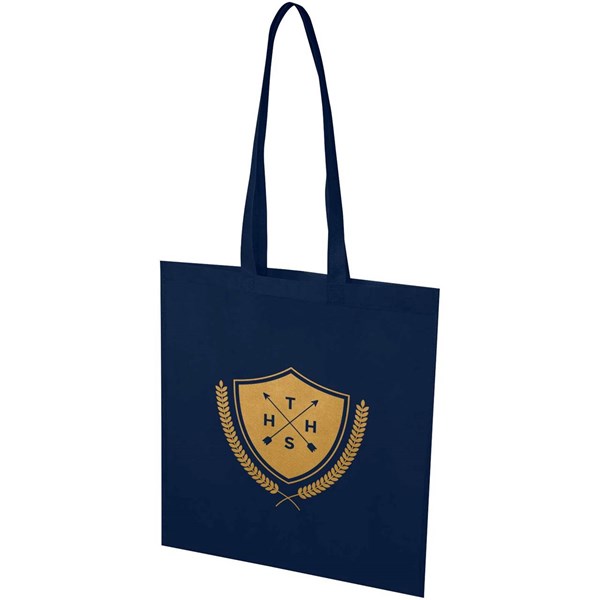 Obrázky: Nám.modrá rec.netkaná nákup. taška 36 x 40cm,dl.uši, Obrázek 7