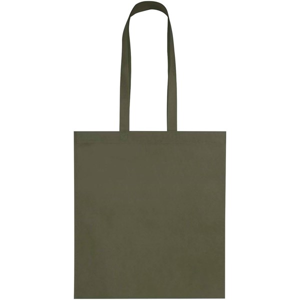 Obrázky: Les.zelená rec.netkaná nákup. taška 36x40cm,dl.uši, Obrázek 5