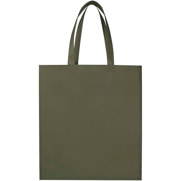 Obrázky: Les.zelená netkaná nákup.taška se sl.dnem z GRS,12L, Obrázek 4