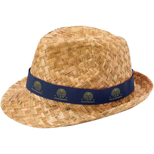 Obrázky: Slaměný klobouk, námořně modrá stuha, Obrázek 7