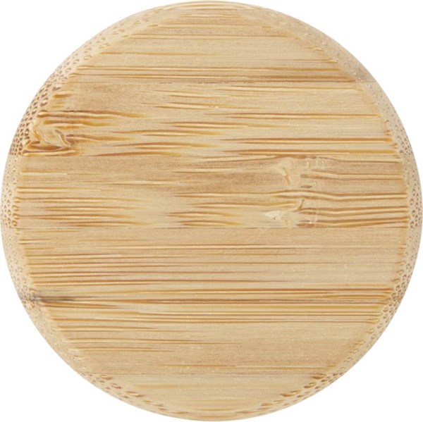 Obrázky: Skleněná láhev na vodu 500ml se silikonovou rukojetí, černá, Obrázek 3