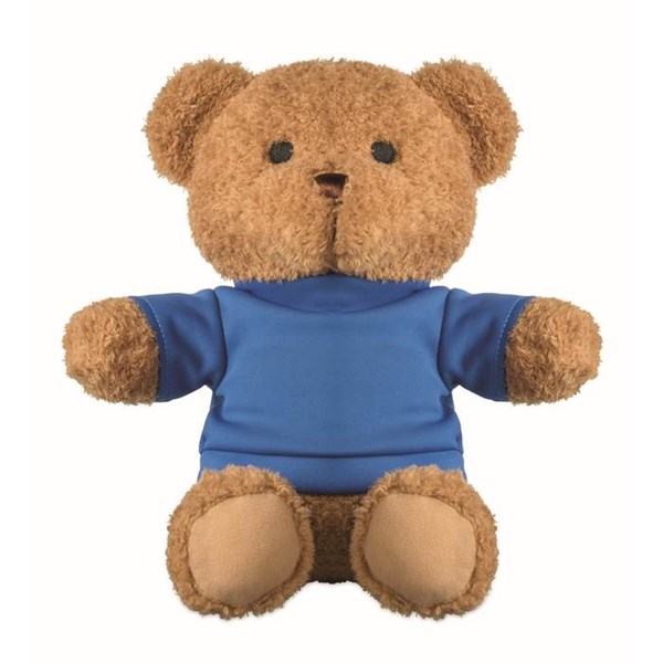 Obrázky: Plyšový medvídek 23 cm v modrém tričku, Obrázek 2