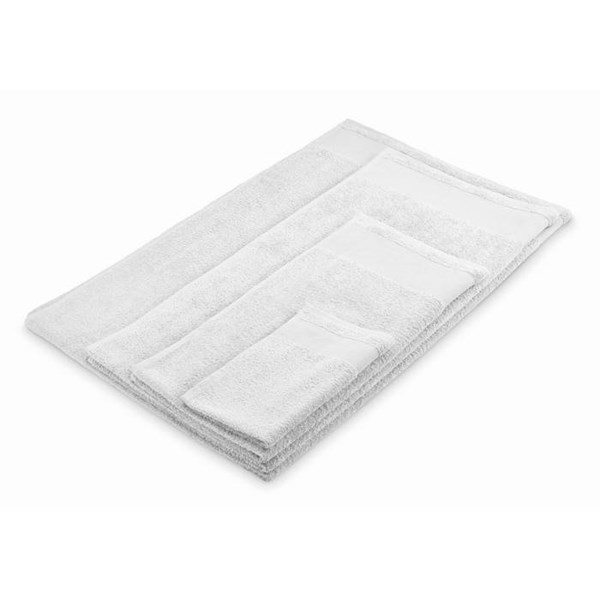 Obrázky: Bavlněný ručník 30x50 cm, 380 g/m2, bílá, Obrázek 6