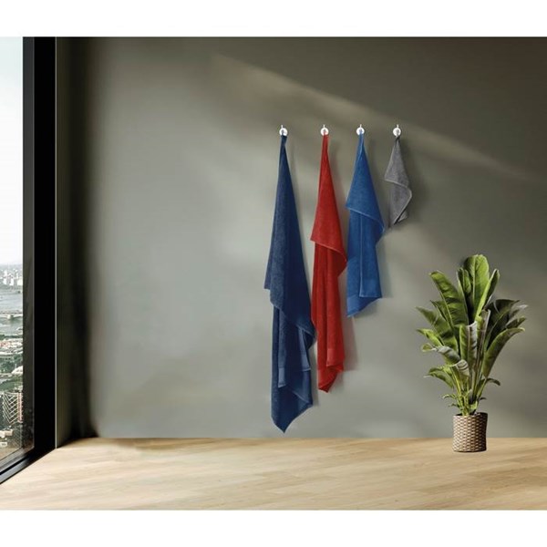 Obrázky: Bavlněný ručník 30x50 cm, 380 g/m2, modrá, Obrázek 8