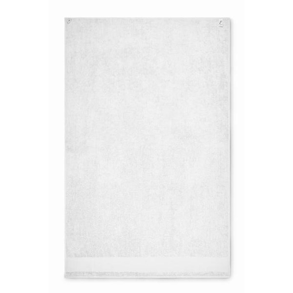 Obrázky: Bavlněný ručník 100x150 cm, 380 g/m2, bílá, Obrázek 3