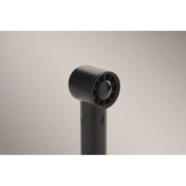 Obrázky: Mini ruční vysokorychlostní ventilátor, černá, Obrázek 3