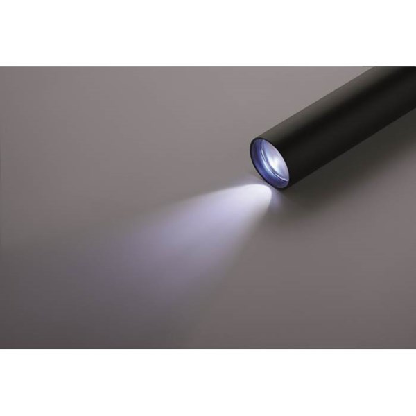 Obrázky: Dobíjecí svítilna z reckl. hliníku, černá, Obrázek 5