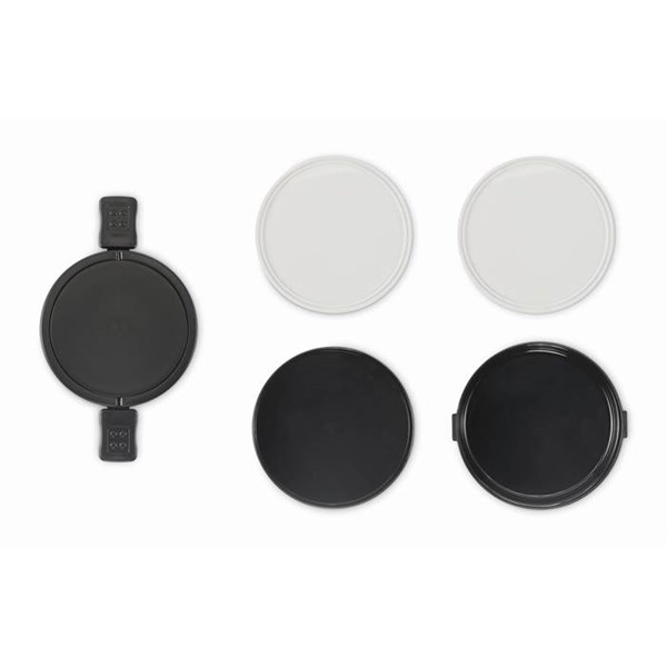 Obrázky: Černý dvoupatrový box na oběd 950 ml, Obrázek 6