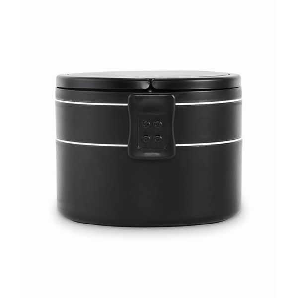 Obrázky: Černý dvoupatrový box na oběd 950 ml, Obrázek 8