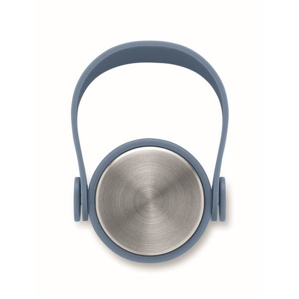 Obrázky: Jednostěnná láhev 500ml s pogum.povrch.,petrolejová, Obrázek 8