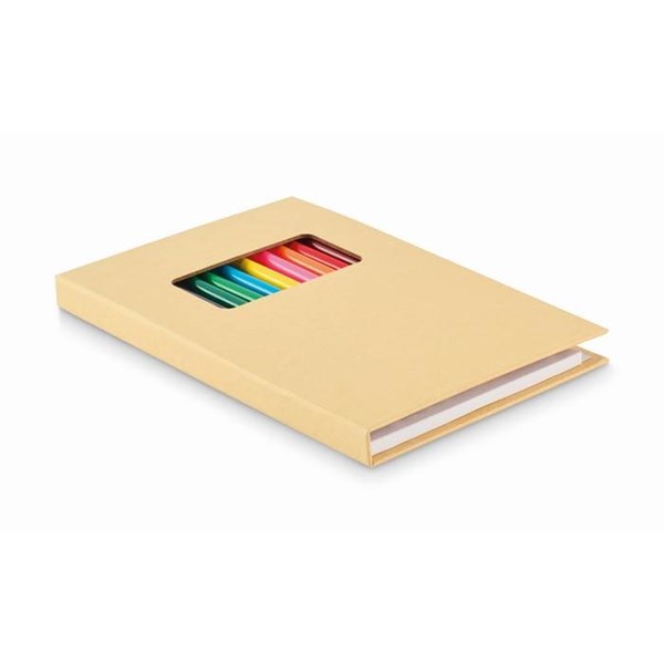 Obrázky: Dětská kreslící sada bloku a 12 dřevěných pastelek, Obrázek 6