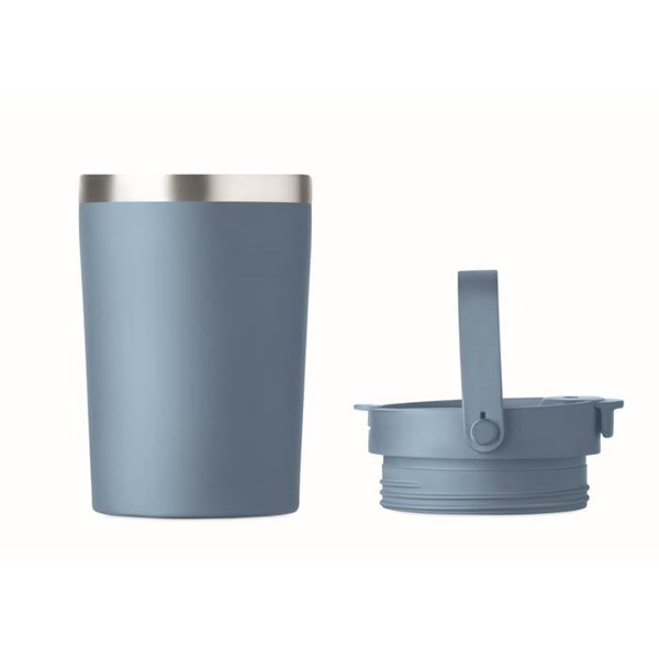 Obrázky: Termohrnek 350ml z rec.nerezu s víčkem 2v1,petrolej, Obrázek 7