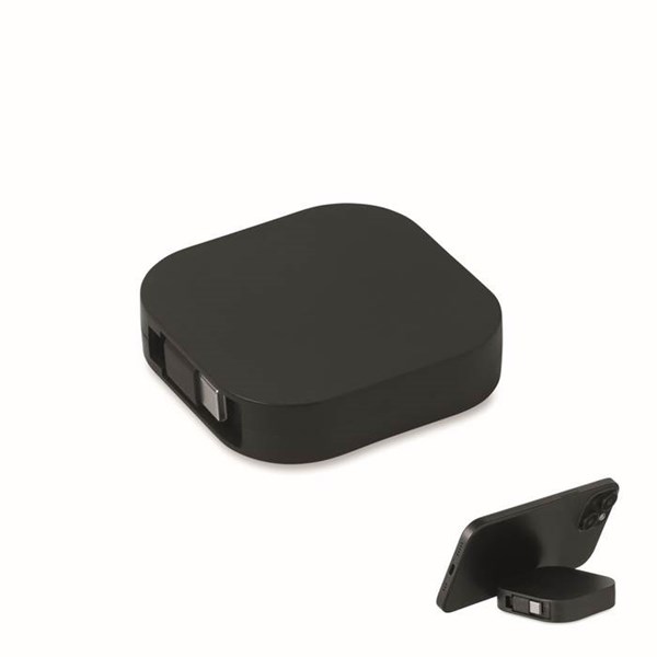 Obrázky: Zatahovací 100W a nabíjecí kabel, černý