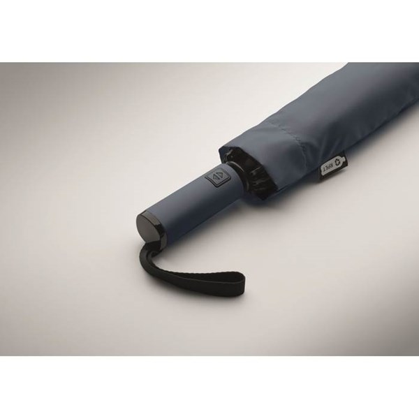 Obrázky: Automatický skládací deštník v ponge obalu,tm.modrý, Obrázek 7