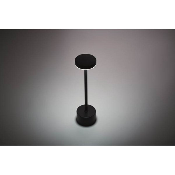 Obrázky: Černá hliníková stolní lampa s 24 LED, Obrázek 3