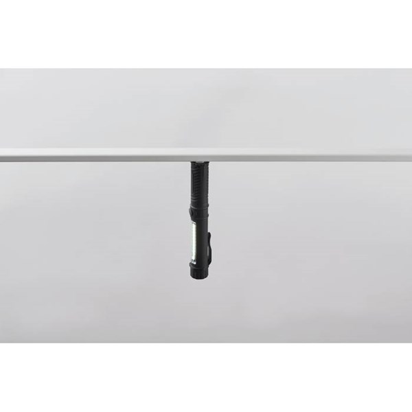 Obrázky: Černá magnetická LED svítilna s bočním COB světlem, Obrázek 7