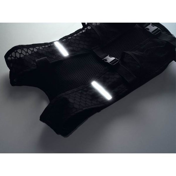 Obrázky: Sportovní hydratační batoh s vakem 1,5L, černý, Obrázek 6