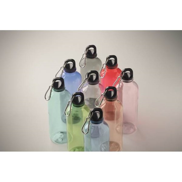 Obrázky: Láhev z RPET 500 ml s karabinou, sv. modrá, Obrázek 5