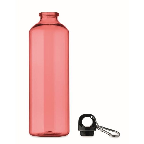 Obrázky: Láhev z RPET 750 ml s karabinou, červená, Obrázek 2