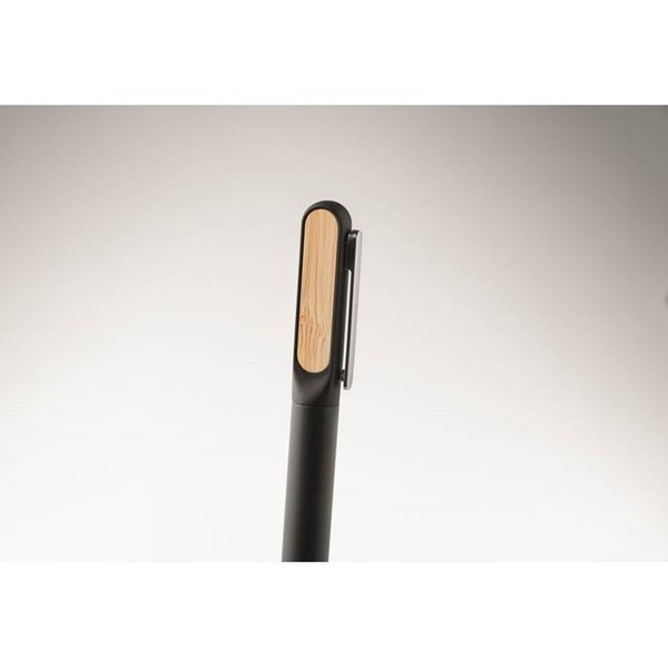 Obrázky: Komb. kul. pero recykl. hliník, rec. ABS, černá, Obrázek 2