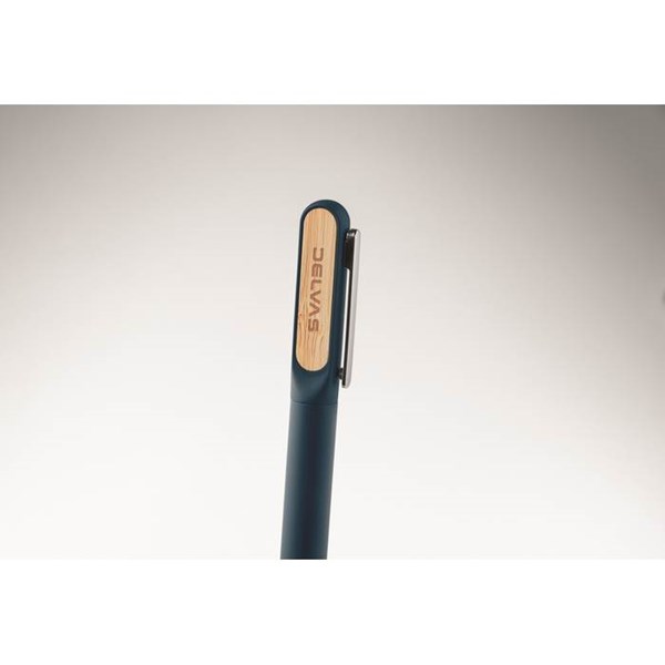 Obrázky: Komb. kul. pero recykl. hliník, rec. ABS, modrá, Obrázek 4