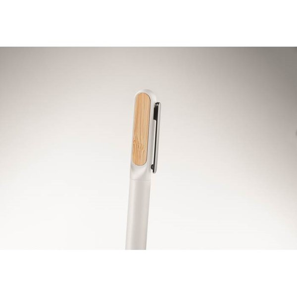 Obrázky: Komb. kul. pero recykl. hliník, rec. ABS, bílá, Obrázek 2