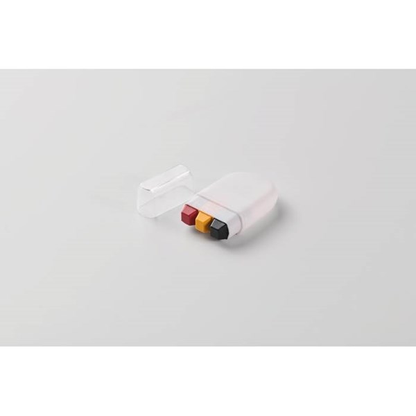 Obrázky: Barvy pro malování na tělo-černá/žlutá/červená, Obrázek 3