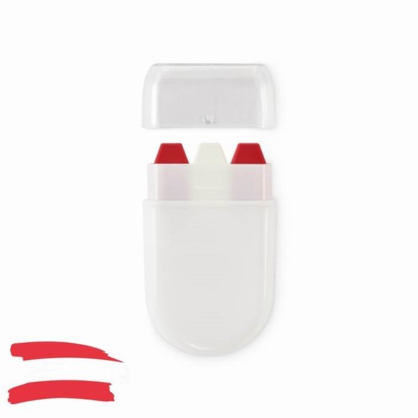 Obrázky: Barvy pro malování na tělo-červená/bílá/červená, Obrázek 2