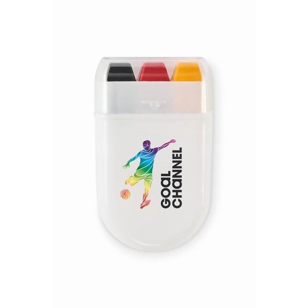 Obrázky: Barvy pro malování na tělo-černá/červená/žlutá, Obrázek 5