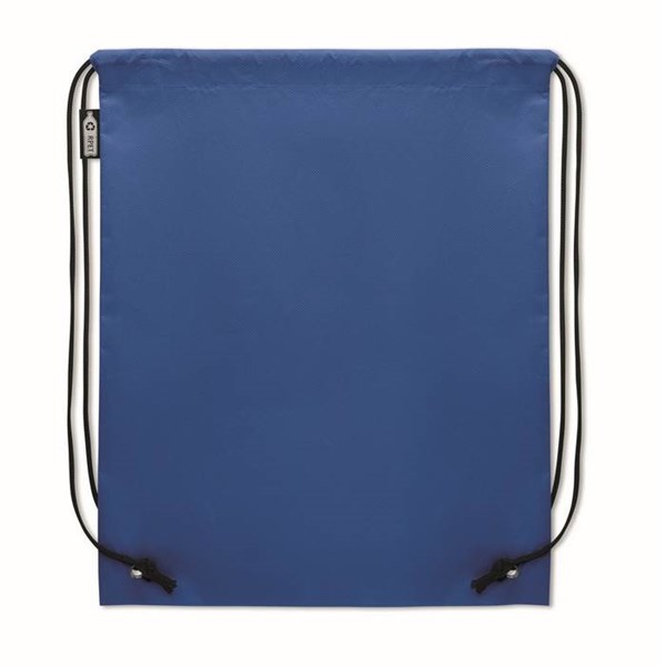 Obrázky: Stahovací batoh z RPET netkané, král. modrá, Obrázek 3