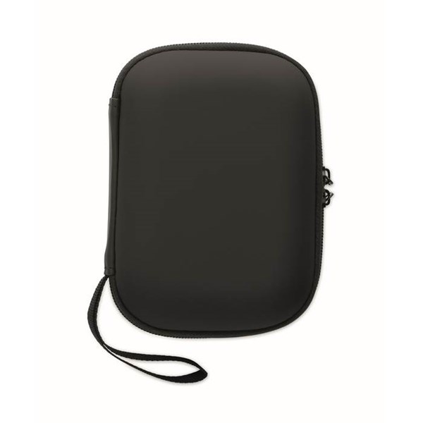 Obrázky: Lékárnička v pevném pouzdře na zip, černá, Obrázek 3