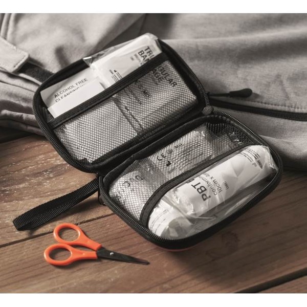 Obrázky: Lékárnička v pevném pouzdře na zip, červená, Obrázek 8