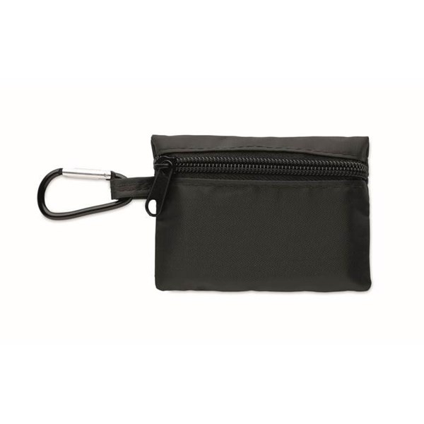 Obrázky: Malá lékárnička RPET pouzdro, černá, Obrázek 4