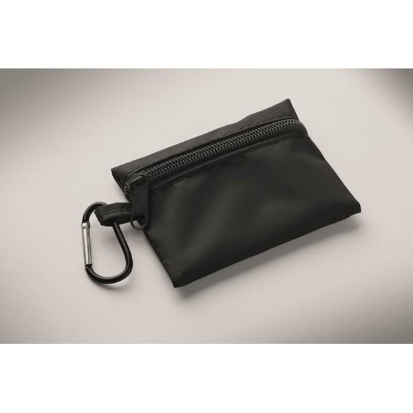 Obrázky: Malá lékárnička RPET pouzdro, černá, Obrázek 6