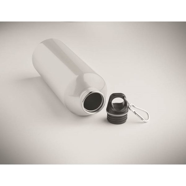 Obrázky: Jednostěnná nerez láhev 1l, bílá, Obrázek 5