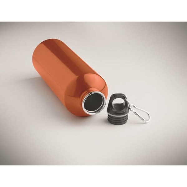 Obrázky: Jednostěnná nerez láhev 1l, oranžová, Obrázek 5