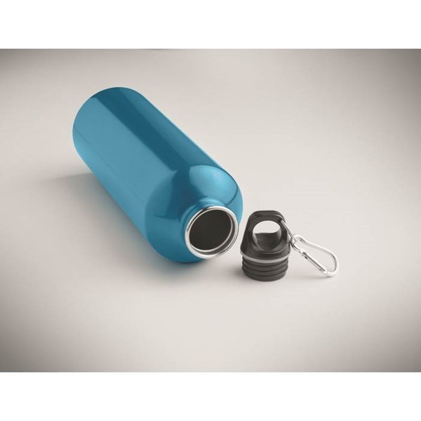 Obrázky: Jednostěnná nerez láhev 1l, tyrkysová, Obrázek 5